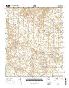 Grow NW Texas Current topographic map, 1:24000 scale, 7.5 X 7.5 Minute, Year 2016
