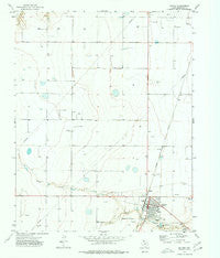 Gruver Texas Historical topographic map, 1:24000 scale, 7.5 X 7.5 Minute, Year 1973