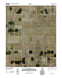 Gruver Texas Historical topographic map, 1:24000 scale, 7.5 X 7.5 Minute, Year 2010