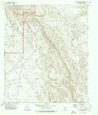 Guadalupe Pass Texas Historical topographic map, 1:24000 scale, 7.5 X 7.5 Minute, Year 1973