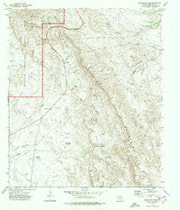Guadalupe Pass Texas Historical topographic map, 1:24000 scale, 7.5 X 7.5 Minute, Year 1973