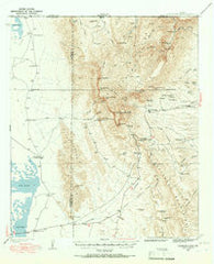 Guadalupe Peak Texas Historical topographic map, 1:62500 scale, 15 X 15 Minute, Year 1933