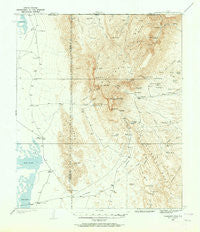 Guadalupe Peak Texas Historical topographic map, 1:62500 scale, 15 X 15 Minute, Year 1933