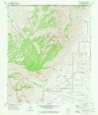 Guadalupe Peak Texas Historical topographic map, 1:24000 scale, 7.5 X 7.5 Minute, Year 1973