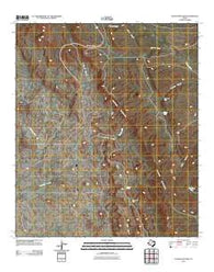 Guadalupe Pass Texas Historical topographic map, 1:24000 scale, 7.5 X 7.5 Minute, Year 2011