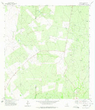 Guerra Texas Historical topographic map, 1:24000 scale, 7.5 X 7.5 Minute, Year 1972