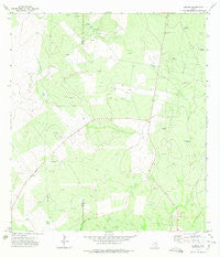Guerra Texas Historical topographic map, 1:24000 scale, 7.5 X 7.5 Minute, Year 1972