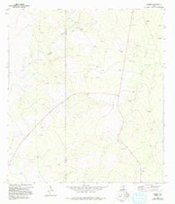 Guerra Texas Historical topographic map, 1:24000 scale, 7.5 X 7.5 Minute, Year 1972
