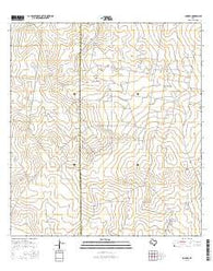 Guerra Texas Current topographic map, 1:24000 scale, 7.5 X 7.5 Minute, Year 2016
