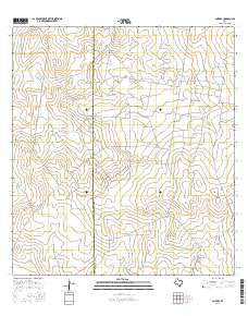 Guerra Texas Current topographic map, 1:24000 scale, 7.5 X 7.5 Minute, Year 2016
