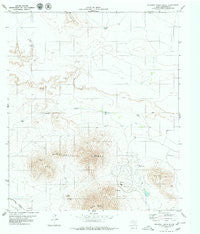 Gunsight Hills South Texas Historical topographic map, 1:24000 scale, 7.5 X 7.5 Minute, Year 1979