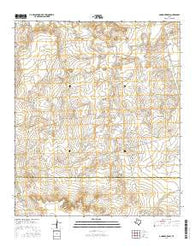 Gunsight Draw Texas Current topographic map, 1:24000 scale, 7.5 X 7.5 Minute, Year 2016