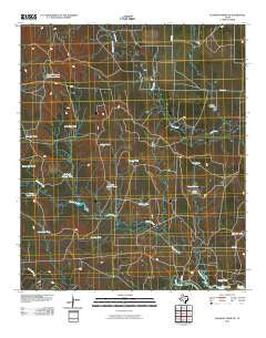 Gunsight Draw NE Texas Historical topographic map, 1:24000 scale, 7.5 X 7.5 Minute, Year 2010