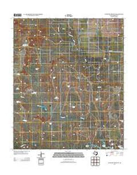Gunsight Draw NE Texas Historical topographic map, 1:24000 scale, 7.5 X 7.5 Minute, Year 2012
