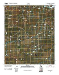 Gunsight Draw SE Texas Historical topographic map, 1:24000 scale, 7.5 X 7.5 Minute, Year 2010