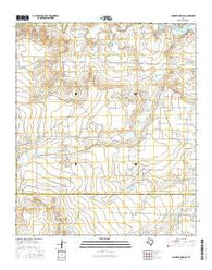 Gunsight Draw SE Texas Current topographic map, 1:24000 scale, 7.5 X 7.5 Minute, Year 2016
