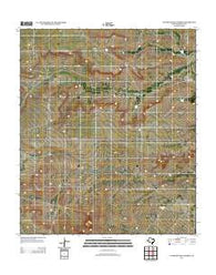 Gunsight Hills North Texas Historical topographic map, 1:24000 scale, 7.5 X 7.5 Minute, Year 2012