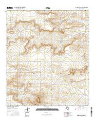 Gunsight Hills North Texas Current topographic map, 1:24000 scale, 7.5 X 7.5 Minute, Year 2016