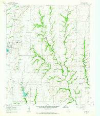 Gunter Texas Historical topographic map, 1:24000 scale, 7.5 X 7.5 Minute, Year 1961