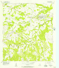 Gustine Texas Historical topographic map, 1:24000 scale, 7.5 X 7.5 Minute, Year 1956