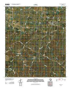 Gustine Texas Historical topographic map, 1:24000 scale, 7.5 X 7.5 Minute, Year 2010