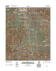 Guthrie Texas Historical topographic map, 1:24000 scale, 7.5 X 7.5 Minute, Year 2012