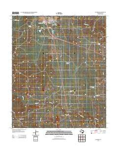 Guthrie Texas Historical topographic map, 1:24000 scale, 7.5 X 7.5 Minute, Year 2012