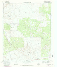 Guthrie NW Texas Historical topographic map, 1:24000 scale, 7.5 X 7.5 Minute, Year 1967