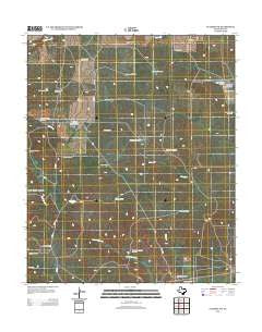 Guthrie NW Texas Historical topographic map, 1:24000 scale, 7.5 X 7.5 Minute, Year 2012
