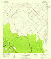 Guy Texas Historical topographic map, 1:24000 scale, 7.5 X 7.5 Minute, Year 1953