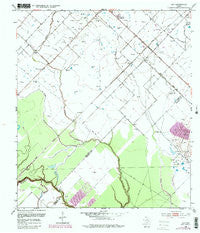 Guy Texas Historical topographic map, 1:24000 scale, 7.5 X 7.5 Minute, Year 1953