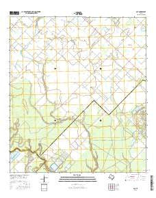 Guy Texas Current topographic map, 1:24000 scale, 7.5 X 7.5 Minute, Year 2016