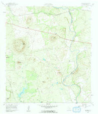 Hacienda Texas Historical topographic map, 1:24000 scale, 7.5 X 7.5 Minute, Year 1960