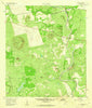 Hacienda Texas Historical topographic map, 1:24000 scale, 7.5 X 7.5 Minute, Year 1960