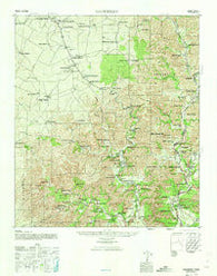Hackberry Texas Historical topographic map, 1:62500 scale, 15 X 15 Minute, Year 1947