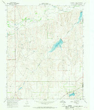 Hackberry Creek Texas Historical topographic map, 1:24000 scale, 7.5 X 7.5 Minute, Year 1967