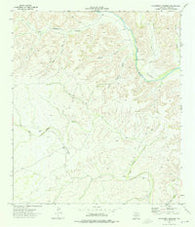 Hackberry Crossing Texas Historical topographic map, 1:24000 scale, 7.5 X 7.5 Minute, Year 1973
