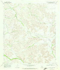 Hackberry Draw NE Texas Historical topographic map, 1:24000 scale, 7.5 X 7.5 Minute, Year 1969