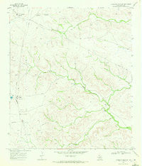 Hackberry Draw NW Texas Historical topographic map, 1:24000 scale, 7.5 X 7.5 Minute, Year 1969