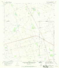 Hackberry Lake Texas Historical topographic map, 1:24000 scale, 7.5 X 7.5 Minute, Year 1968