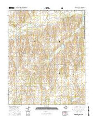 Hackberry Creek Texas Current topographic map, 1:24000 scale, 7.5 X 7.5 Minute, Year 2016