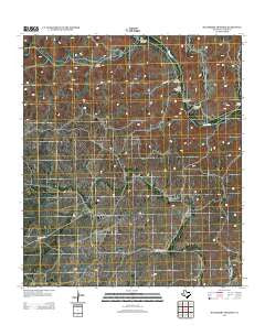 Hackberry Crossing Texas Historical topographic map, 1:24000 scale, 7.5 X 7.5 Minute, Year 2012