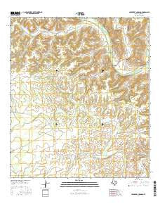 Hackberry Crossing Texas Current topographic map, 1:24000 scale, 7.5 X 7.5 Minute, Year 2016