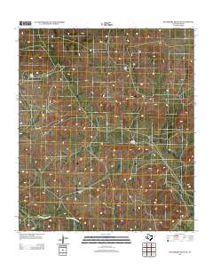 Hackberry Draw NE Texas Historical topographic map, 1:24000 scale, 7.5 X 7.5 Minute, Year 2012
