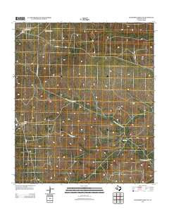 Hackberry Draw NW Texas Historical topographic map, 1:24000 scale, 7.5 X 7.5 Minute, Year 2012