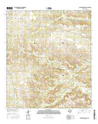 Hackberry Draw NW Texas Current topographic map, 1:24000 scale, 7.5 X 7.5 Minute, Year 2016