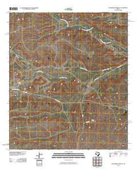 Hackberry Draw SE Texas Historical topographic map, 1:24000 scale, 7.5 X 7.5 Minute, Year 2010