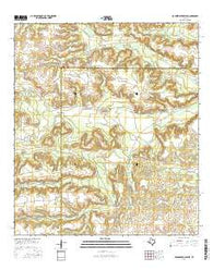 Hackberry Draw SE Texas Current topographic map, 1:24000 scale, 7.5 X 7.5 Minute, Year 2016