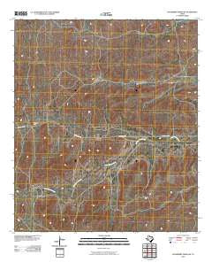 Hackberry Draw SW Texas Historical topographic map, 1:24000 scale, 7.5 X 7.5 Minute, Year 2010