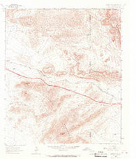 Hackett Peak Texas Historical topographic map, 1:24000 scale, 7.5 X 7.5 Minute, Year 1964